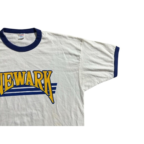 Vintage Champion Ringer Shirt XL X-Large Made in USA Newark Single Stitch - Picture 7 of 15